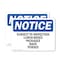 Signmission Subject To Inspection Lunch Boxes Packages, 14 in W x Rectangle, Vinyl Decal OS-2PACK-NS-D-1014-L-16637 - alternate 1